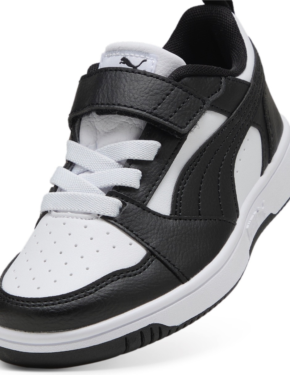 Tenis para niño Rebound V6 Lo Ac+ Ps 8