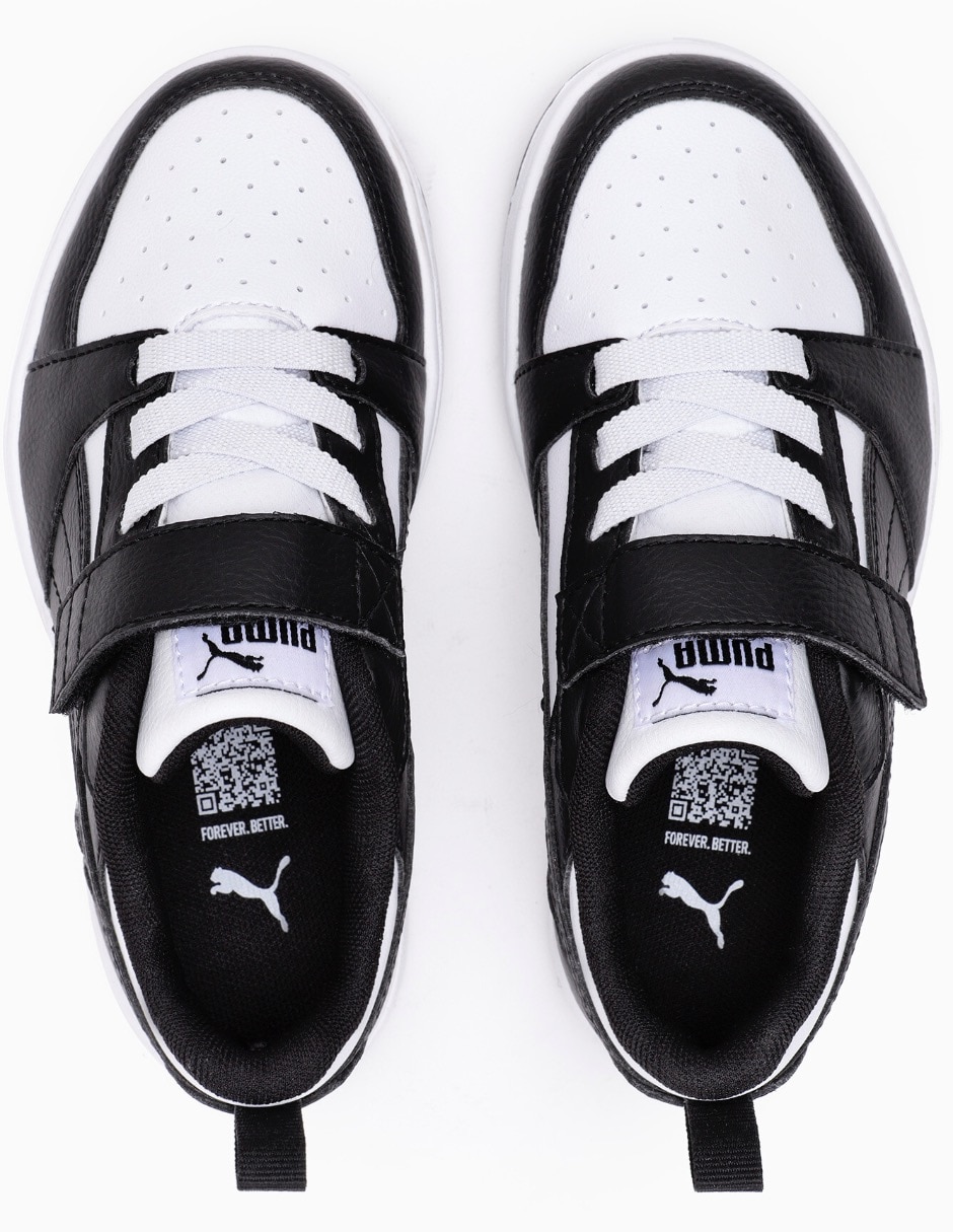 Tenis para niño Rebound V6 Lo Ac+ Ps 9