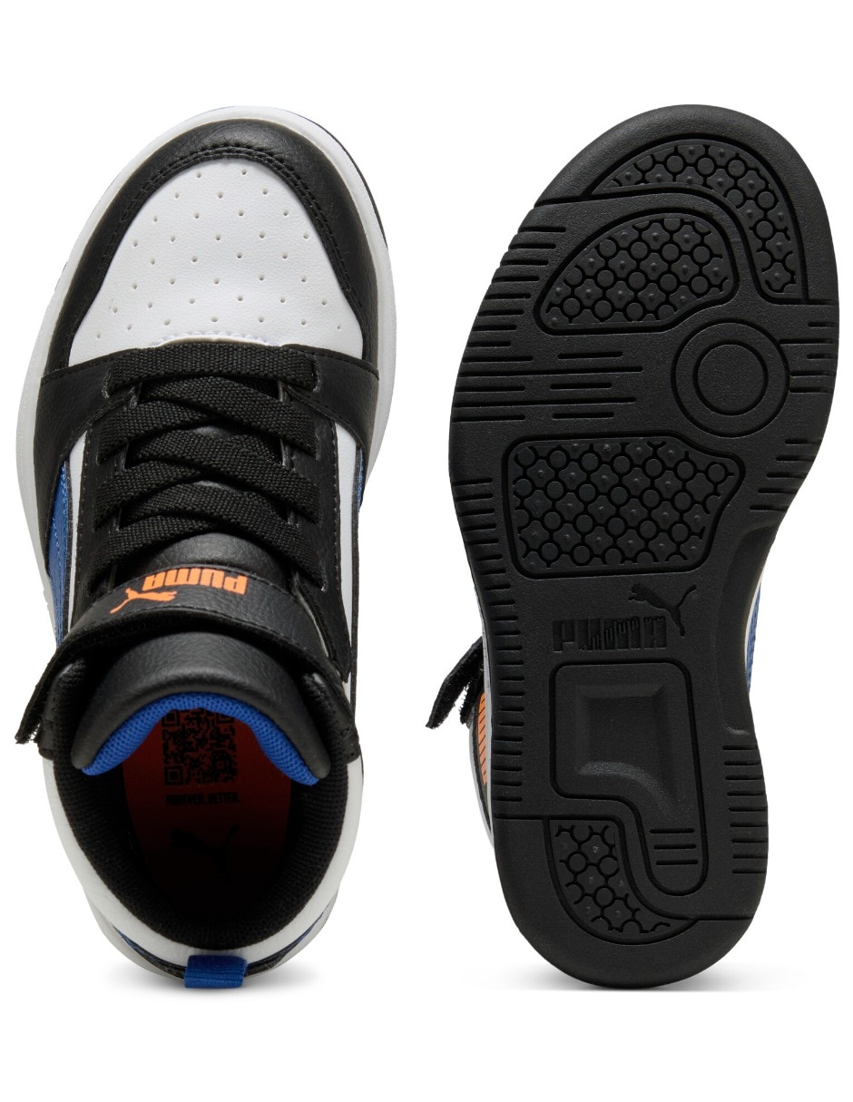 Tenis para niño Rebound V6 Mid Ac Ps 4